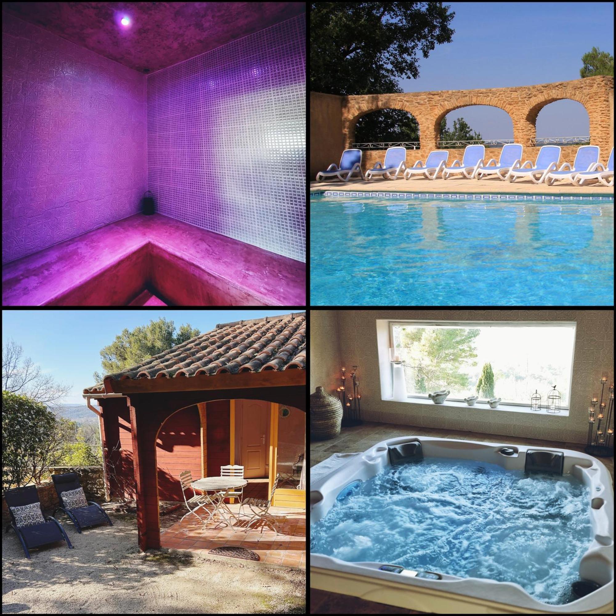 شقة Pousterle De Sabran - Piscine & Hammam المظهر الخارجي الصورة